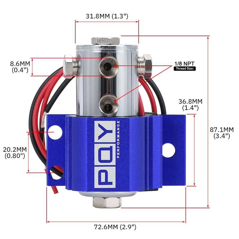 PQY Front Brake Line Lock Kit Heavy Duty Type Roll Control Hill Holder Kit Blue - Image 5